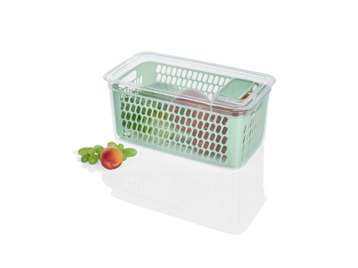 Frischhaltebox 2,3l Rund - Vakuumversiegelung Mit Einhand-Deckel, Lebensmittelecht