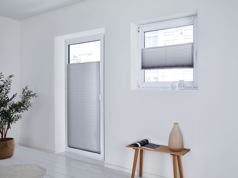 Gehe zu Vollbildansicht: LIVARNO home Plissee Rollo, für Türen und bodentiefe Fenster ab 70x200cm - Bild 8