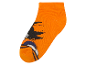 Orange Socken mit Dragon Ball Z Motiv.