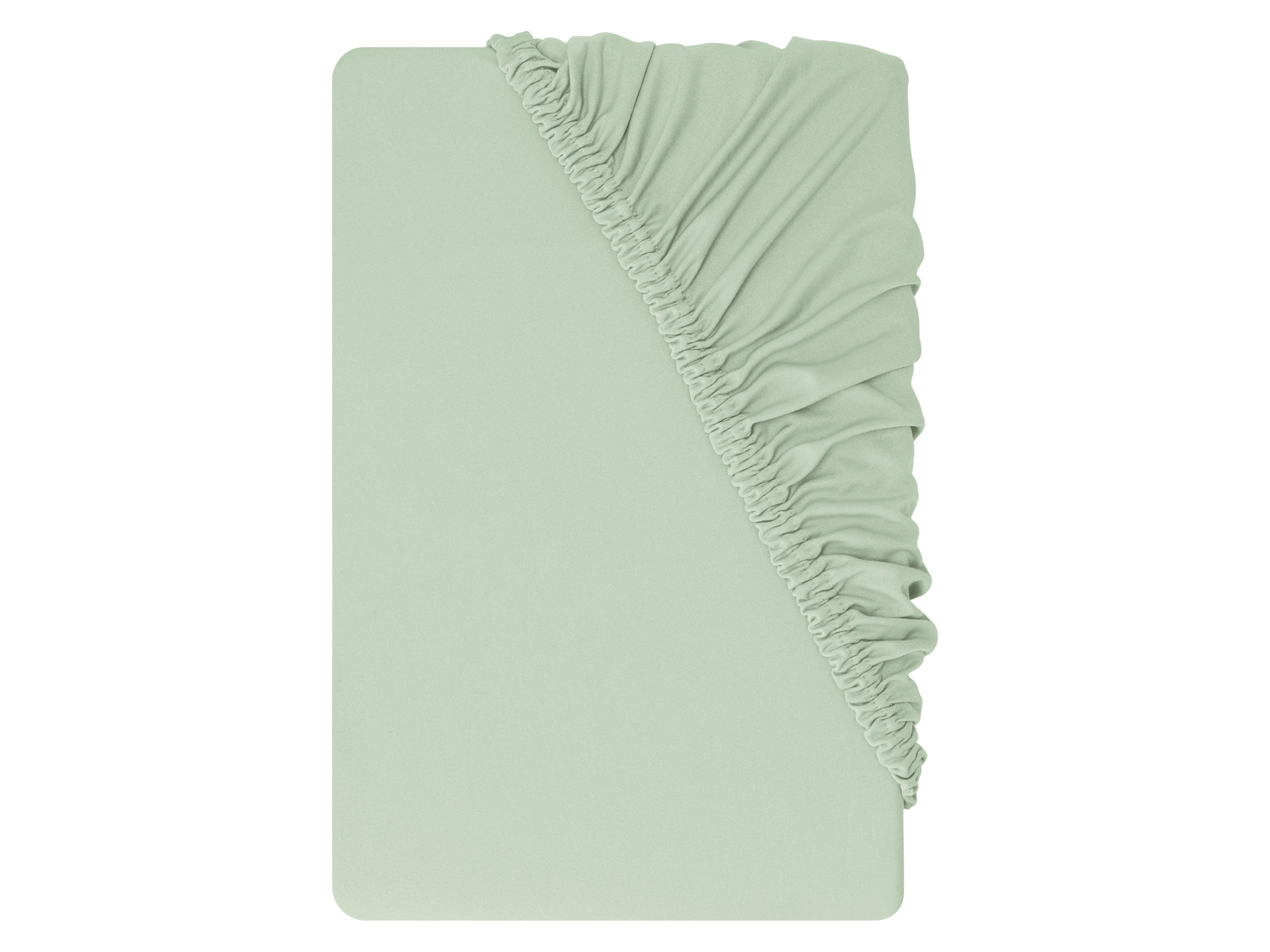 Thumbnail - LIVARNO® Jersey-Spannbettlaken-Set, 2 Stück, 90-100 x 200 cm (Grün)