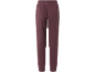Pflaumenfarbene Fleece-Jogginghose mit elastischem Bund.