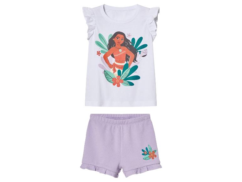Disney Vaiana Kinderset: Shirt und Shorts.