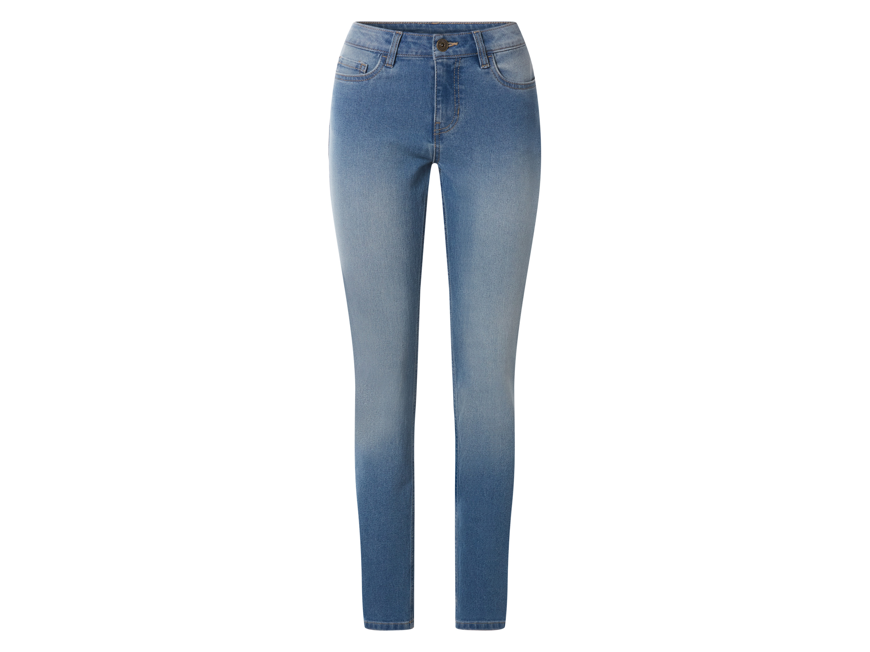 ESMARA® Damen Jeans, Super Skinny Fit, normale Leibhöhe (Hellblau, 36)