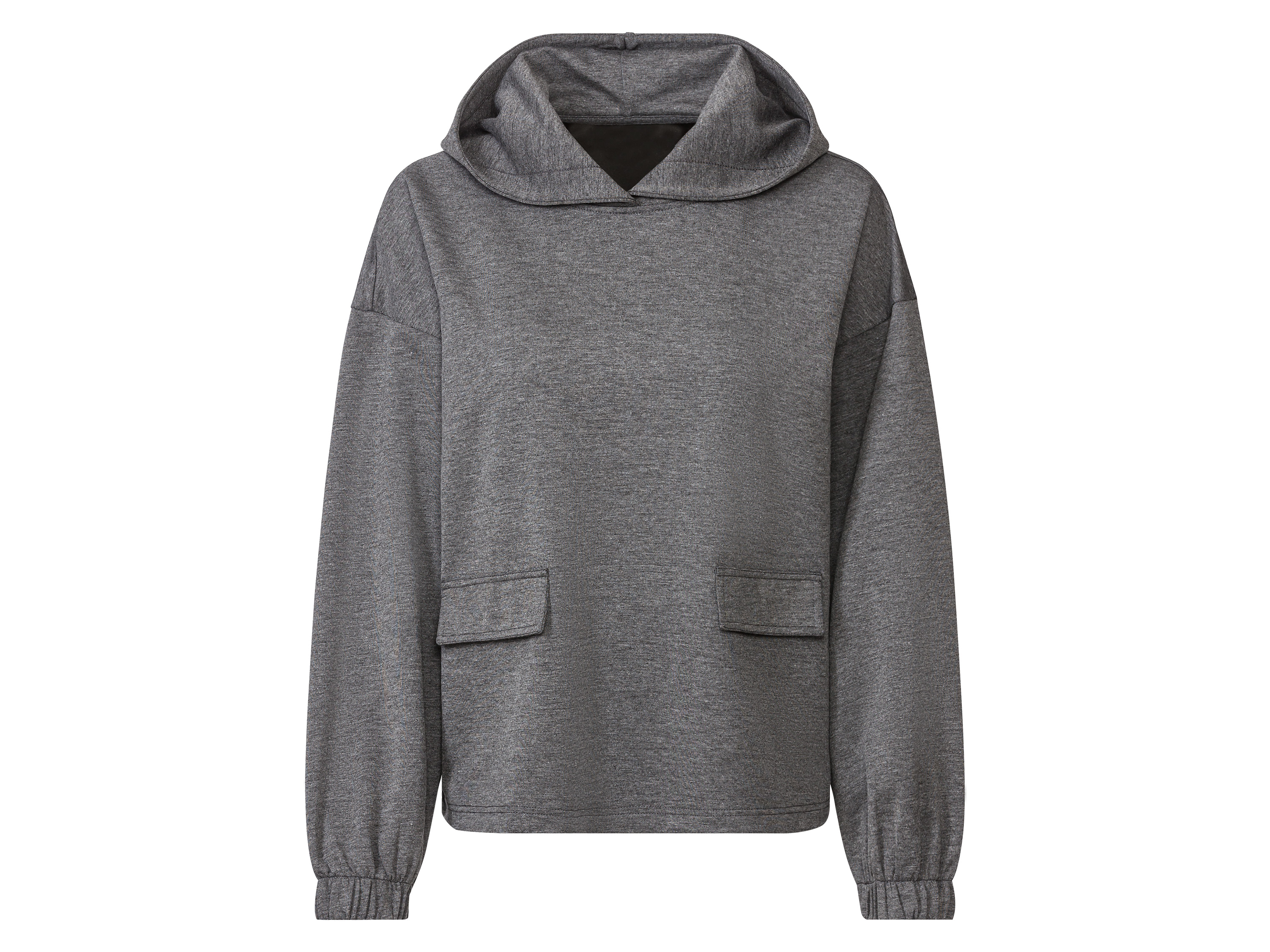 esmara® Damen Sweathoodie (Schwarz, M(40/42)) | 04334036039229