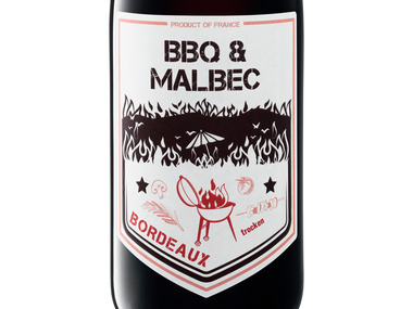 6 x 0,75-l-Flasche BBQ & Malbec Bordeaux AOP trocken, …