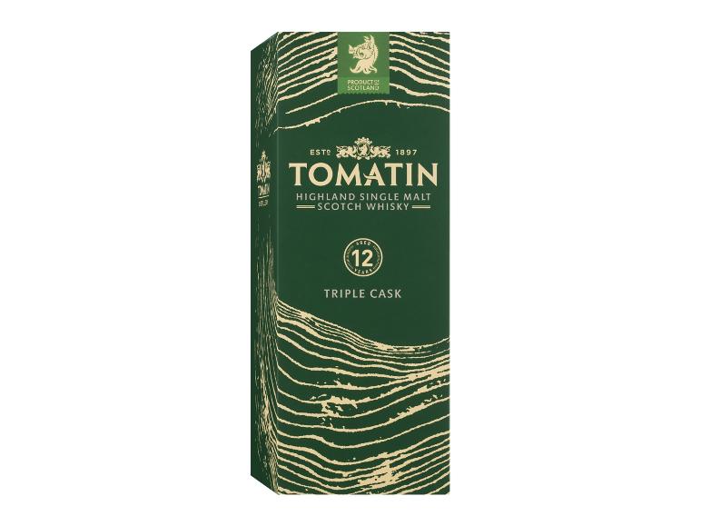 Tomatin 12 Jahre Triple Cask Highland Single Malt Scotch Whisky Karton
