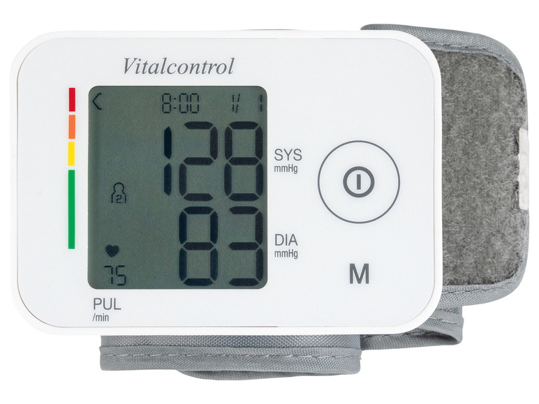 Digitaler Blutdruckmessgerät Vitalcontrol mit Manschette.