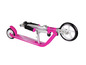 Ein rosa Hudora Big Wheel Tretroller mit großen Rädern