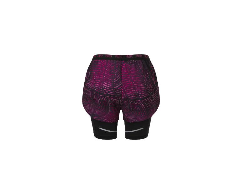2-in-1 Sport-Shorts: bedruckte Shorts und Innenhose.