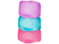 Stapel von drei bunten Squishy-Spielzeugen mit der Aufschrift „Nee Doh“.