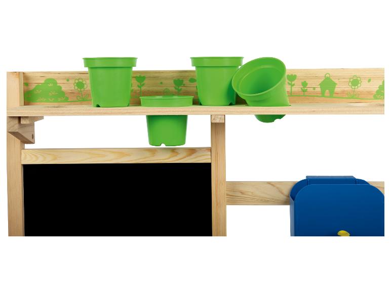 Outdoorküche, stabile Konstruktion aus Echtholz