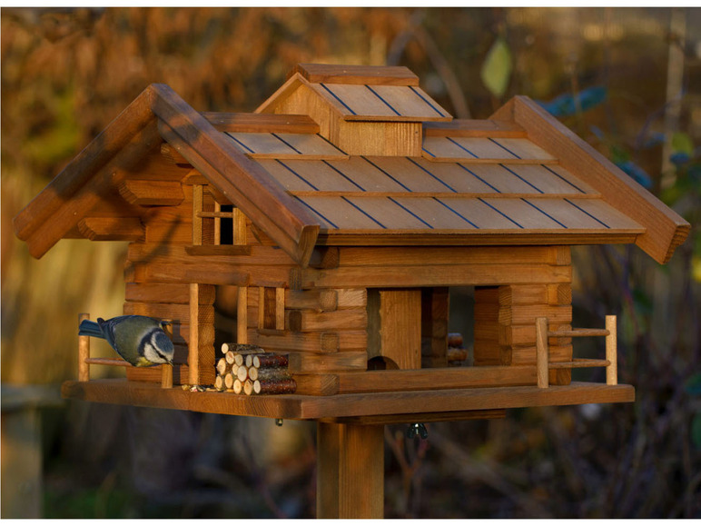 H Vogelfutterhaus inkl. Standfuß, aus Holz dobar cm, 117 »Tirol«,