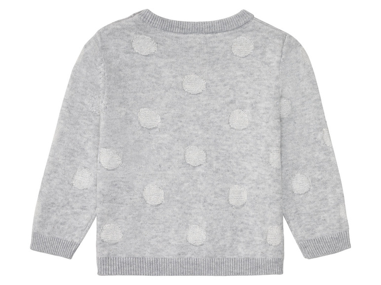 Gehe zu Vollbildansicht: lupilu® Baby Mädchen Strickpullover, aus reiner Baumwolle - Bild 7