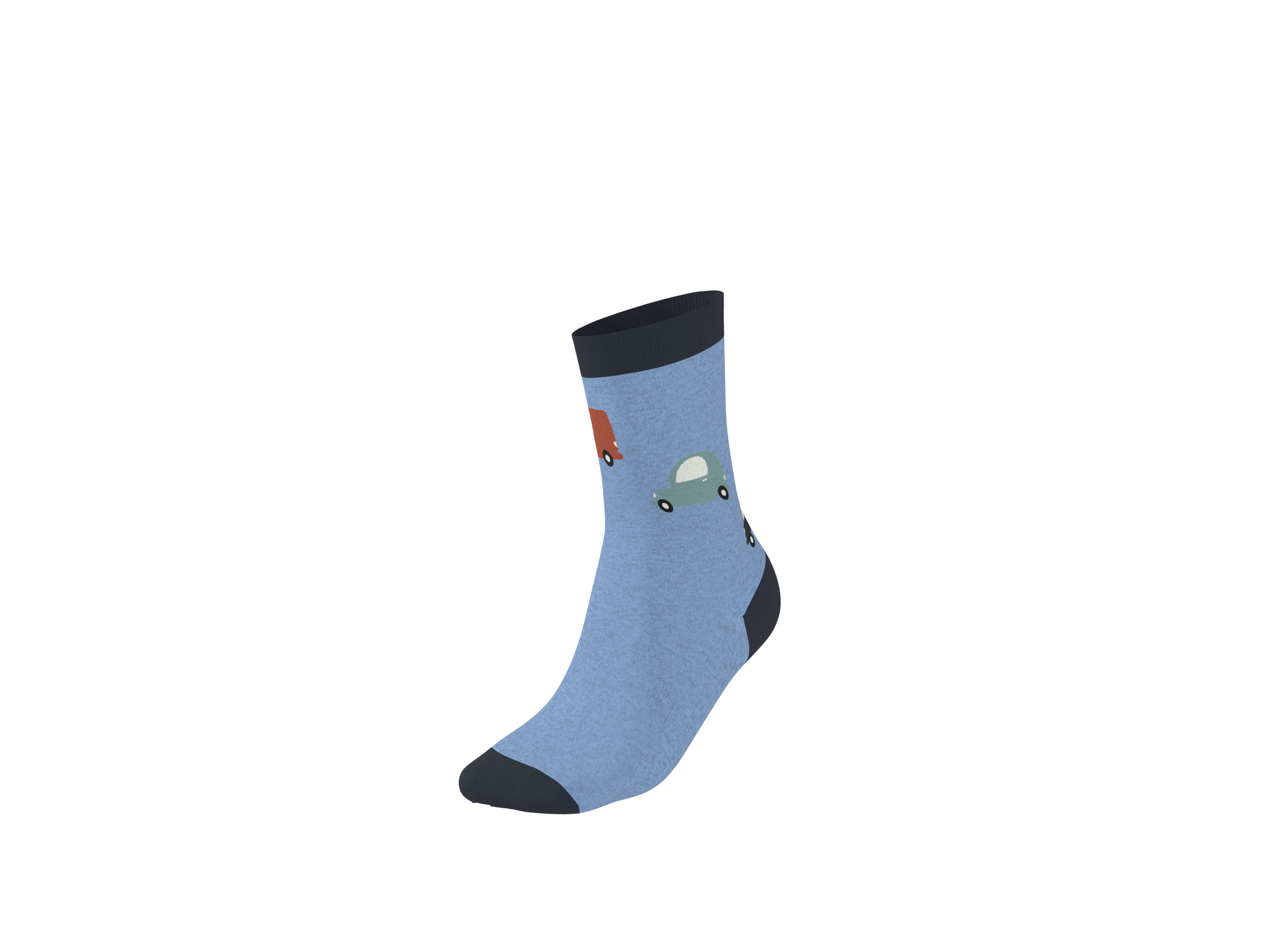 LUPILU® 2 Paar Kleinkinder Socken (Blau, 19-22) – Bild 2 von 4