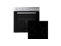 Elektrischer Backofen mit Kochfeld