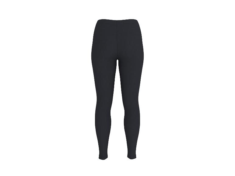 Dunkelblaue Damen-Leggings, Rückansicht