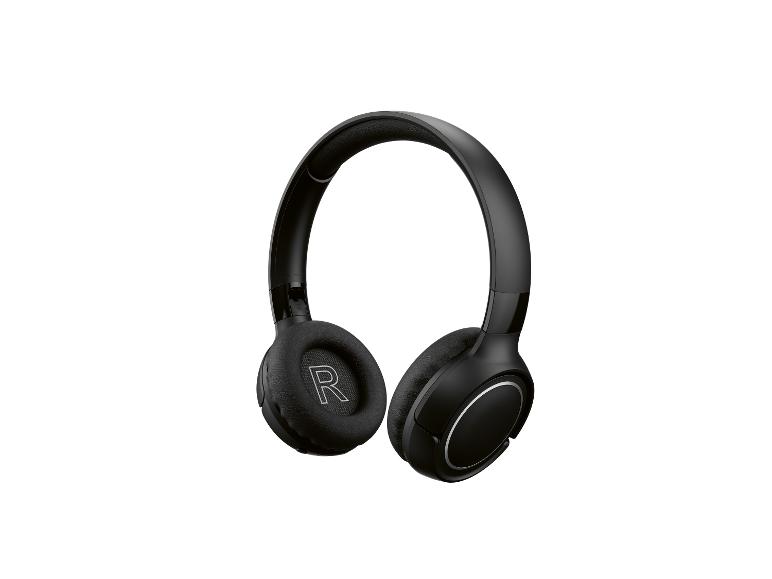 Schwarze Over-Ear-Kopfhörer mit R-Logo