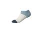 Sneaker-Socke in Hellblau, Beige und Dunkelblau