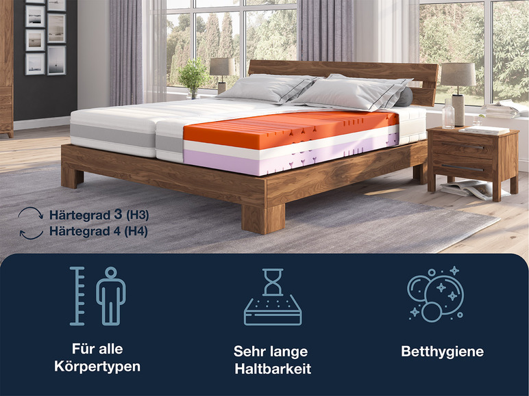 Gehe zu Vollbildansicht: Hn8 Schlafsysteme 7-Zonen Kaltschaum-Matratze Sleep Balance Pro - Bild 20