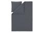 Dunkelgraues Bettwäsche-Set mit Kissenbezug