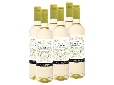 6 x 0,75-l-Flasche Weinpaket Don Silvestre Sauvignon Blanc Valle Central trocken, Weißwein
