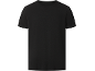 Schwarzes Basic-T-Shirt mit kurzen Ärmeln