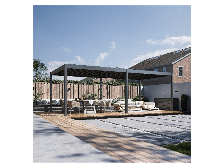 Pergola Pavillon »Oasis« mit verstellbaren Lamellen