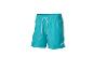 Türkise Herren-Badeshorts mit weißem Kordelzug