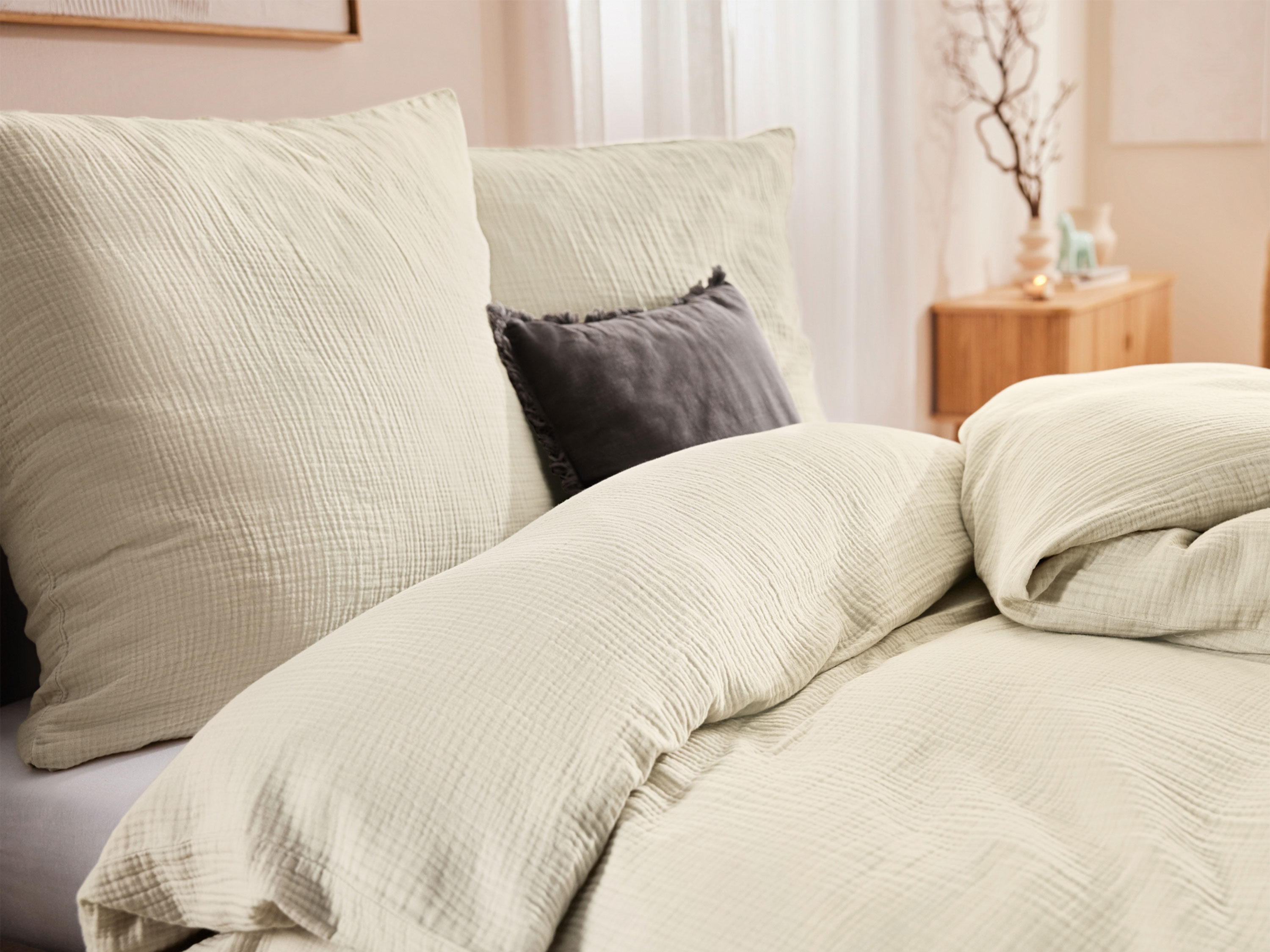 Thumbnail - LIVARNO home Spannbettlaken Jersey 180 - 200 cm (Weiß)