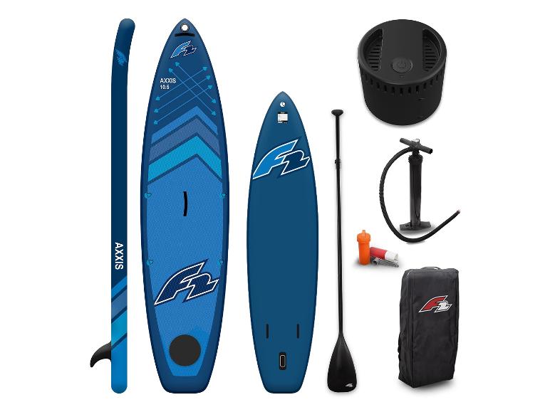 F2 Axis 10.5 SUP-Set mit Pumpe, Paddel und Tasche.