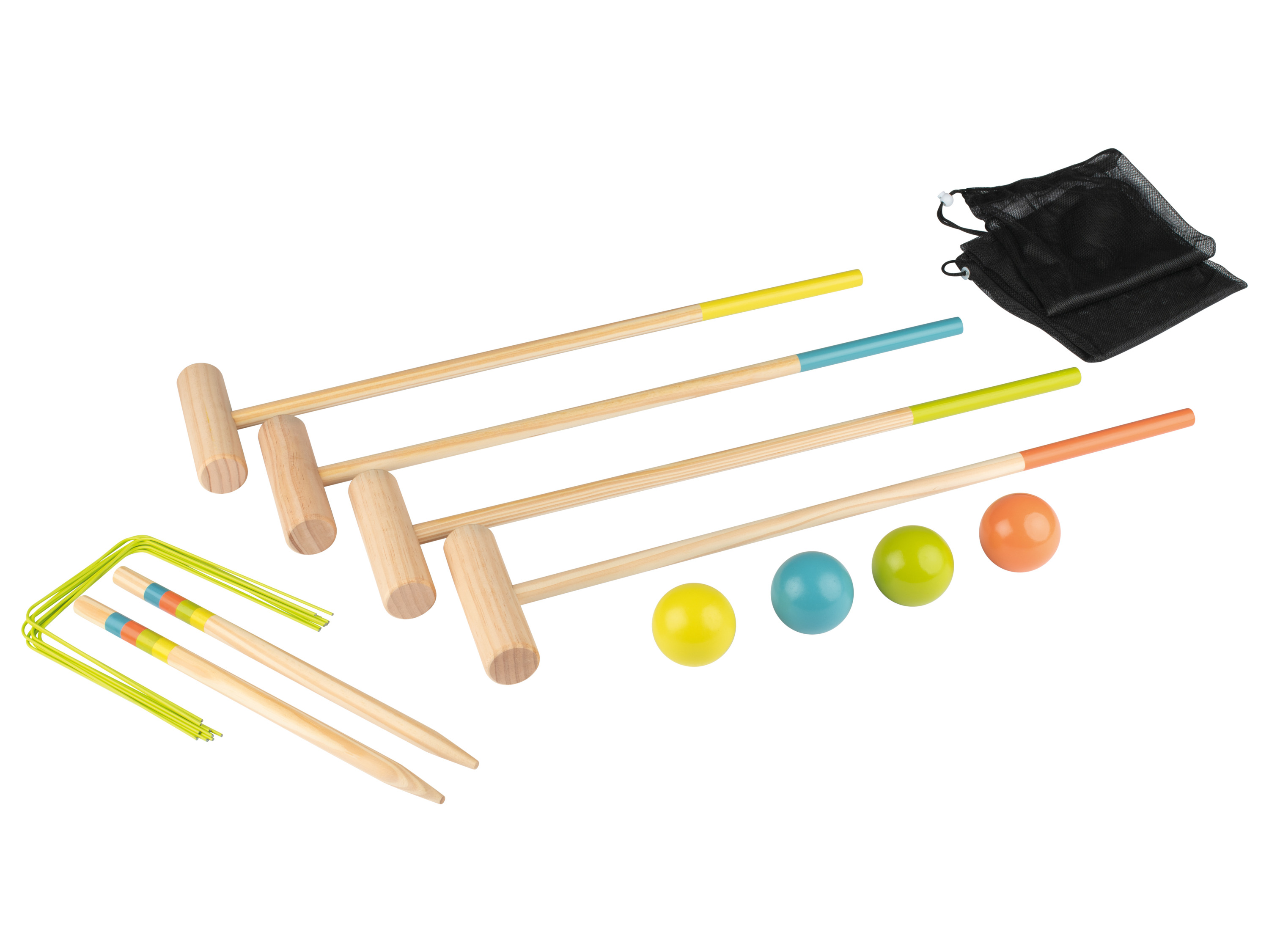 Playtive Kinder Outdoorspiele (Krocket)““ | 4 Bälle