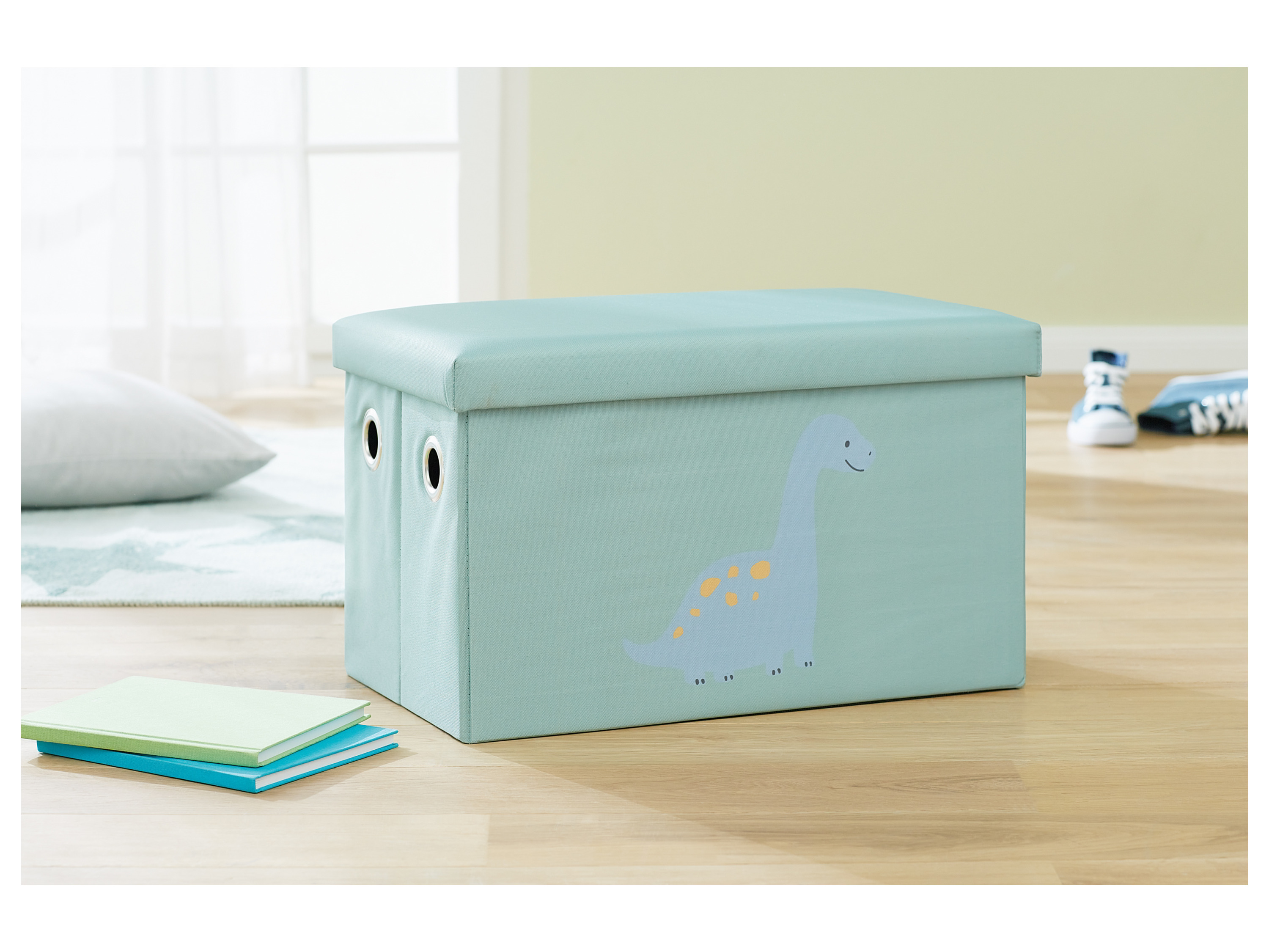 Thumbnail - LIVARNO home Kinder Sitztruhe (Dino)