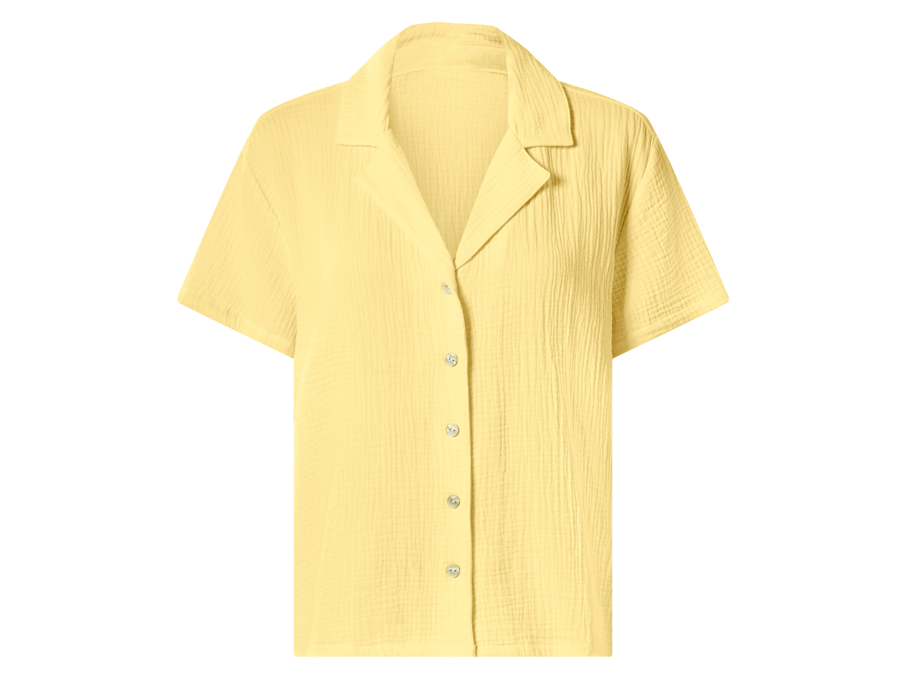 ESMARA® Damen Musselin-Bluse (Gelb, M(40/42))