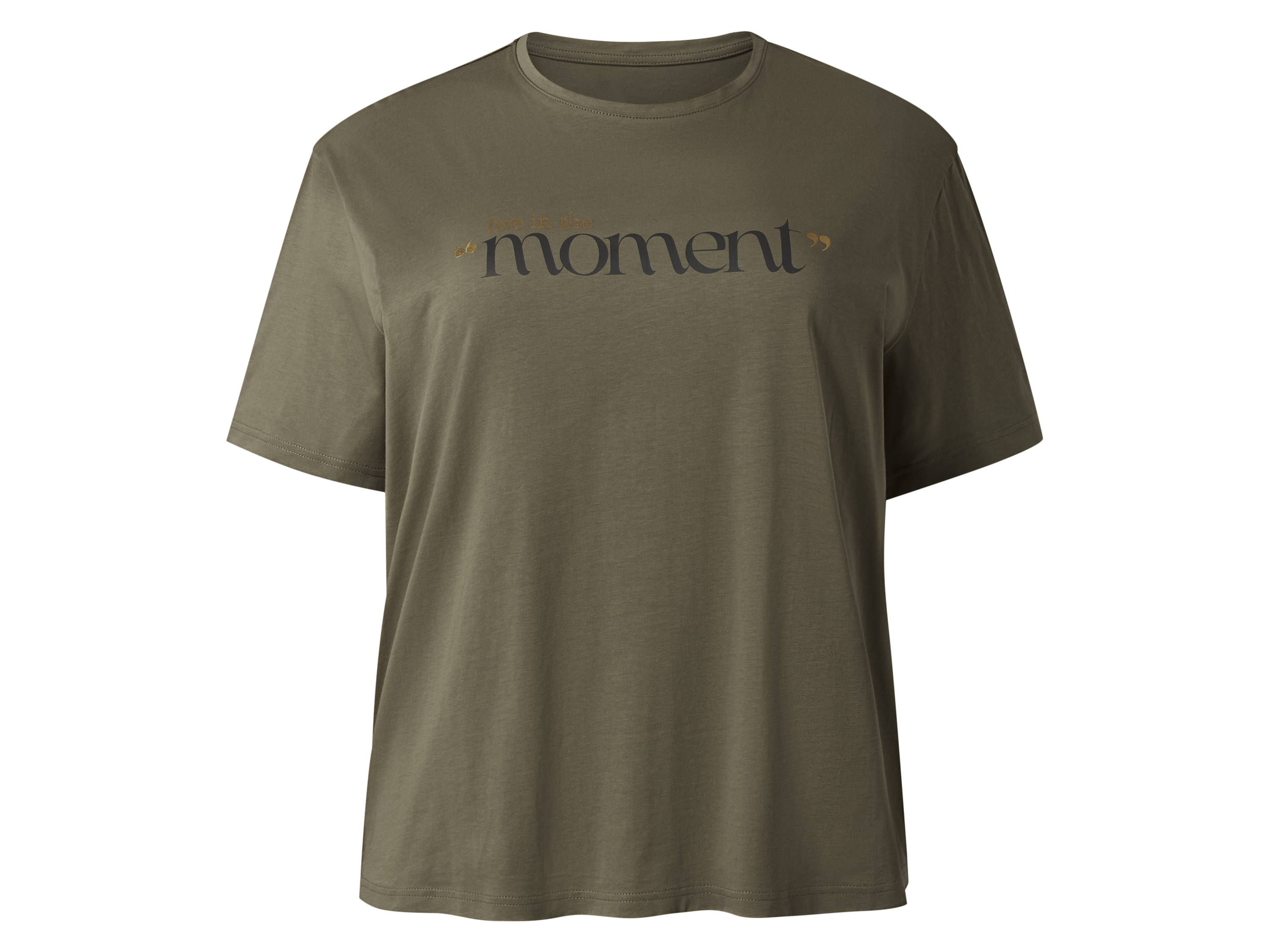 Thumbnail - esmara® Damen Capri Pyjama (khaki/schwarz, XL(48/50))