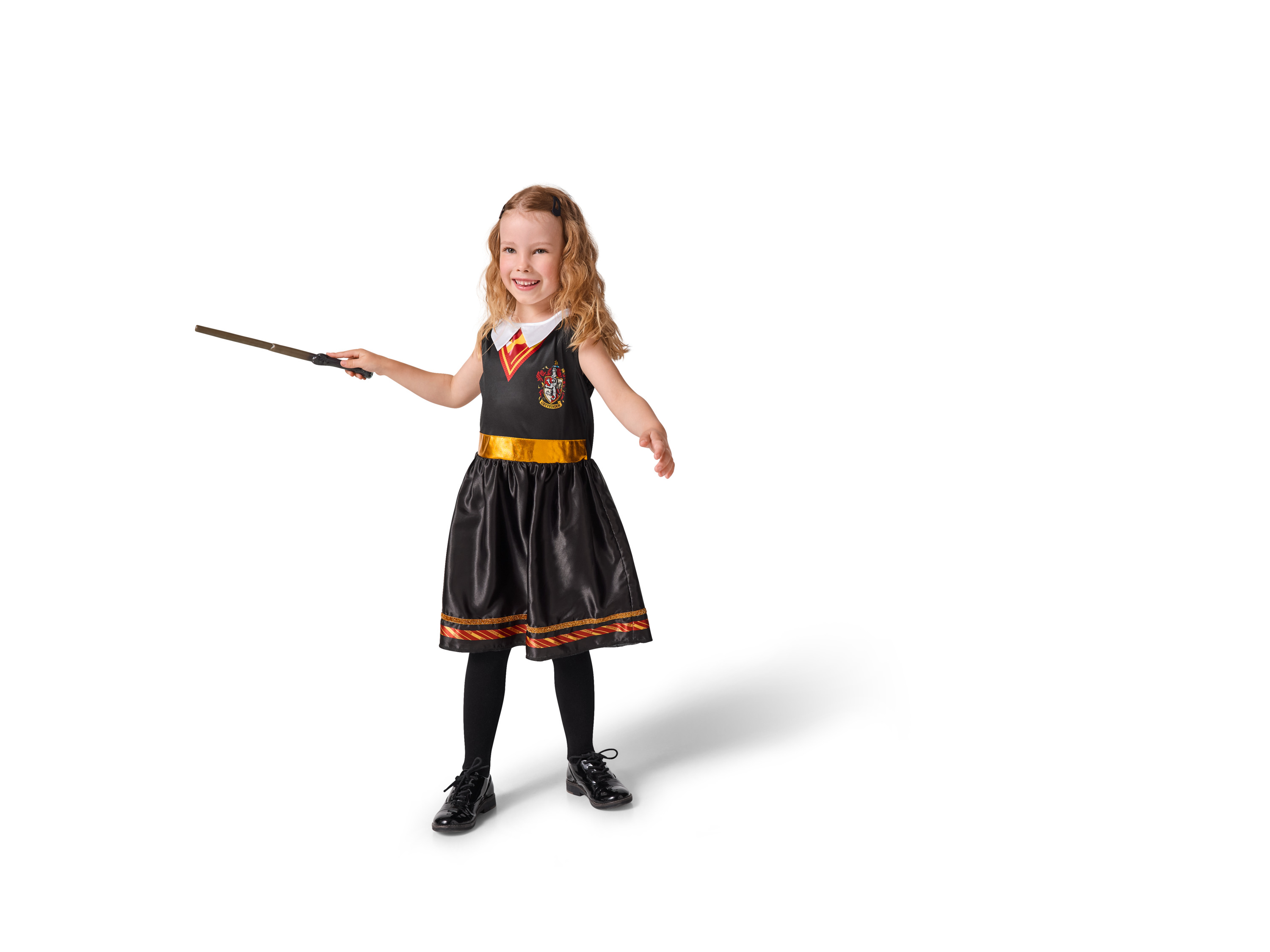 Kleinkinder/Kinder Mädchen/Jungen Harry Potter Kostüm (Harry Potter Kleid, 122/128 (6-8 Jahre)) – Bild 4 von 4