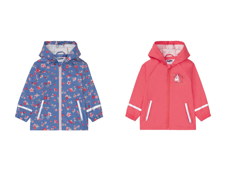 Go to full-screen view: LUPILU® toddler girls' mud and bucket jacket, with a three-piece hood - Image 1