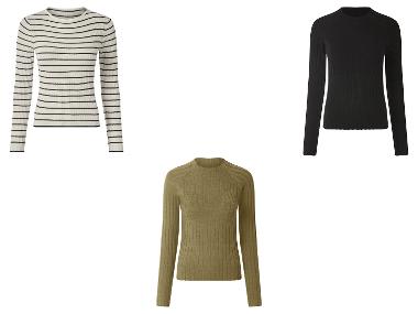 esmara® Damen Gerippter Strickpullover