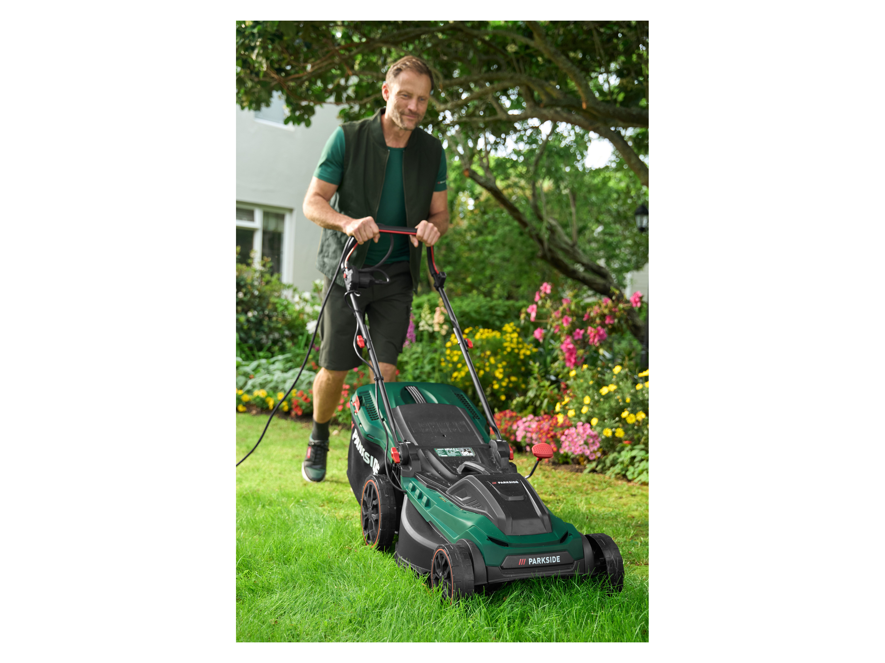 Thumbnail - PARKSIDE® Herren Arbeitshose (Grün, 48)