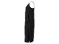 Schwarzes Sommerkleid mit Bindegürtel.