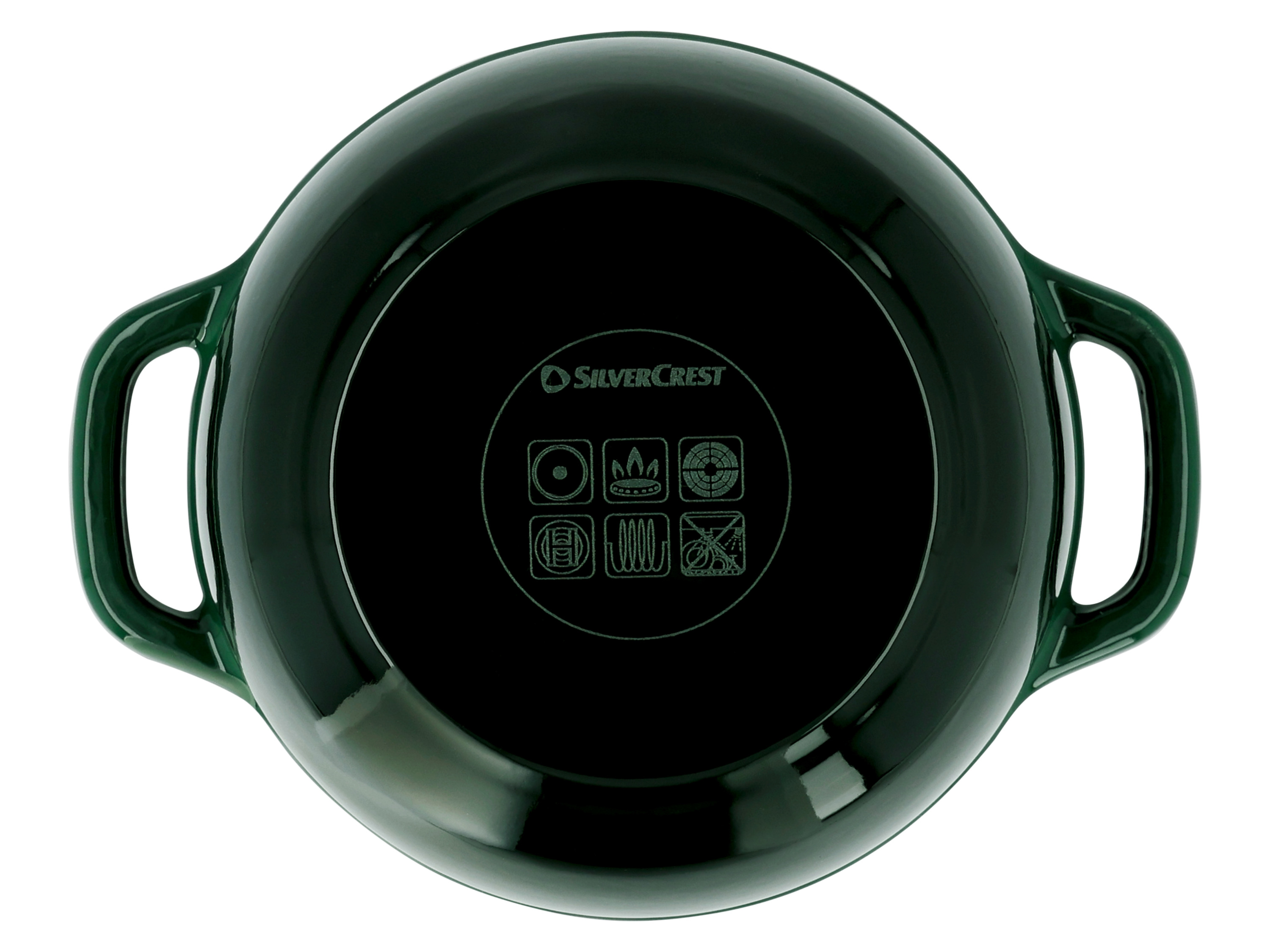 Thumbnail - SILVERCREST® Premium-Gusseisentopf, mit Drop-System 16 cm / 1,3 Liter (Grün)