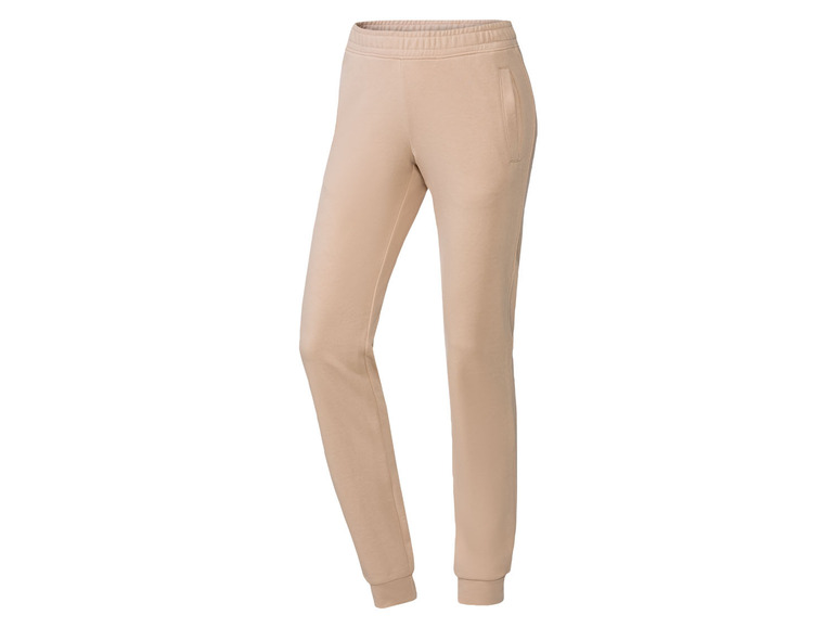 Beige Jogginghose für Damen.