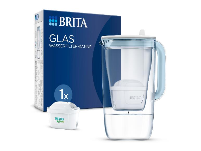 BRITA Glas Wasserfilter-Kanne, inkl. 1x MAXTRA PRO Pure Performance