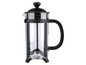 Eine schwarze Bodum French Press Kaffeekanne.