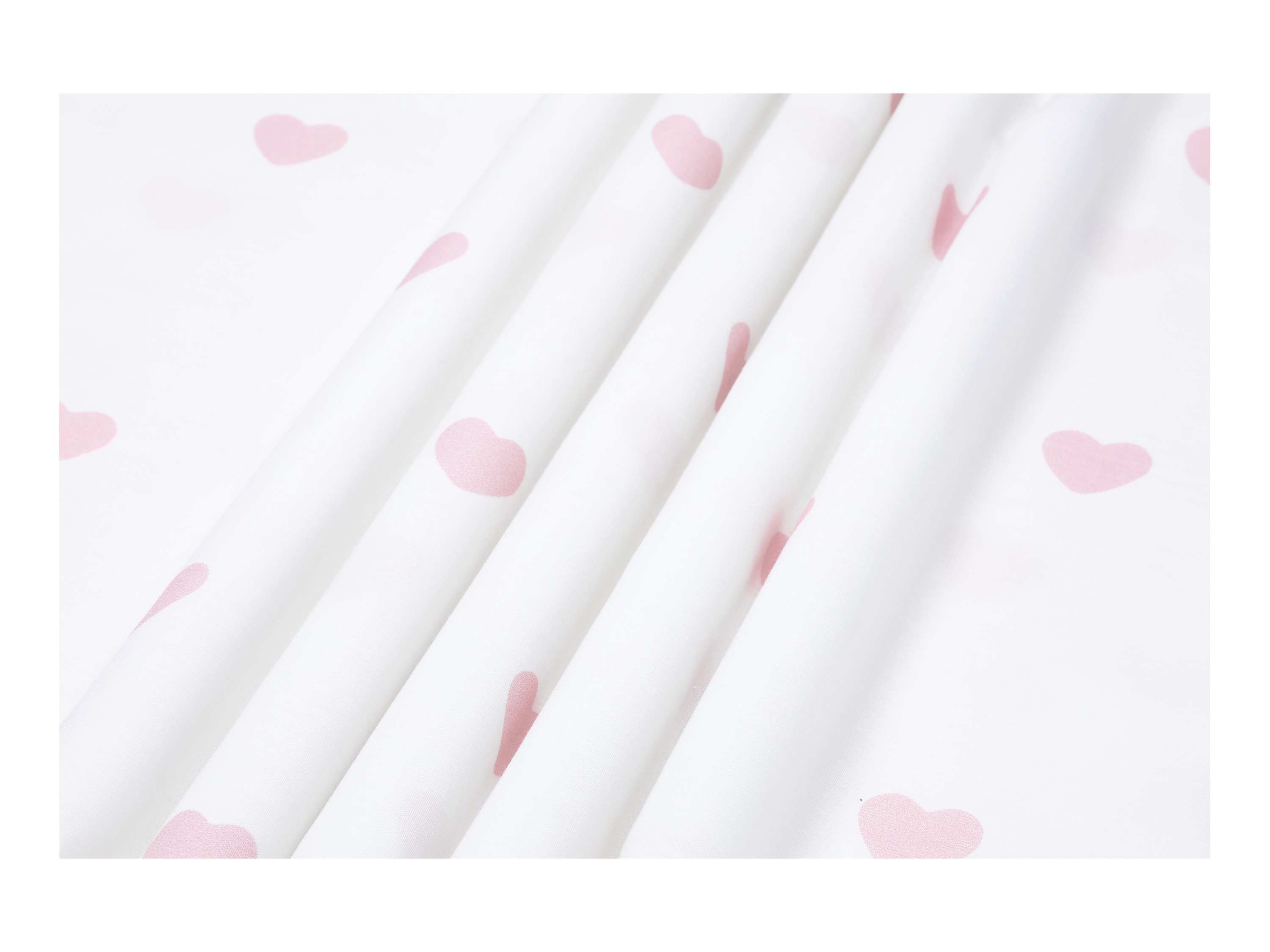 Thumbnail - LIVARNO® Bettwäsche Edel-Renforcé 135 x 200 cm (Weiß/Rosa)