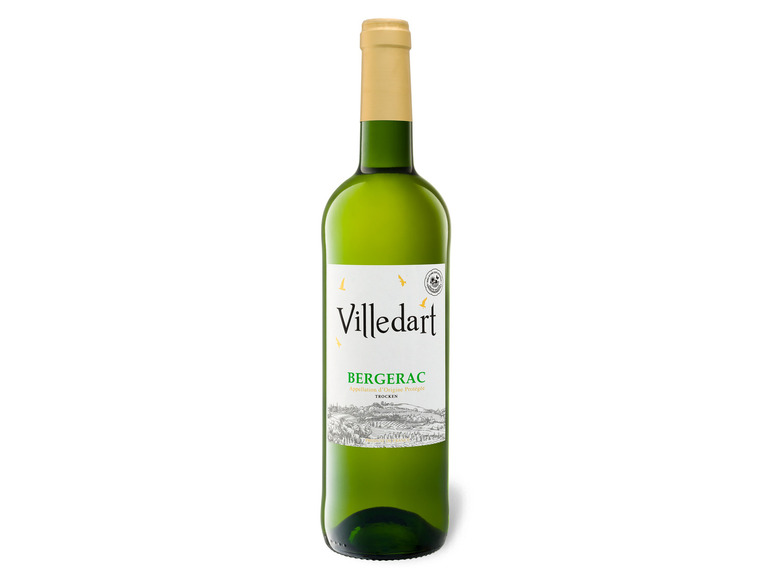 Gehe zu Vollbildansicht: Villedart Bergerac AOP trocken, Weißwein 2021 - Bild 1