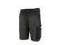 PARKSIDE Arbeitsshorts, schwarze Jeansshorts mit Seitentasche