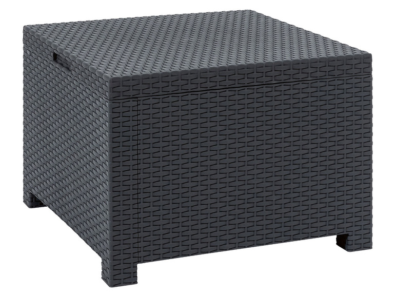 grau/anthrazit LIVARNO home Loungeset, Rattan-Optik, in 4-teilig,