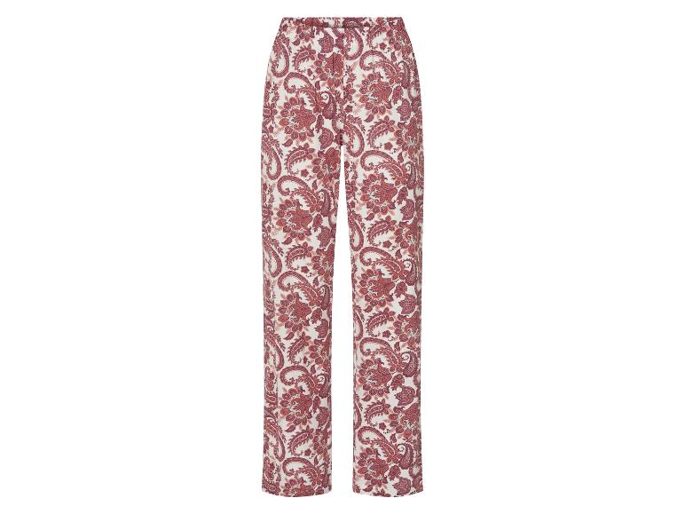 Damenhose mit Paisley-Muster.