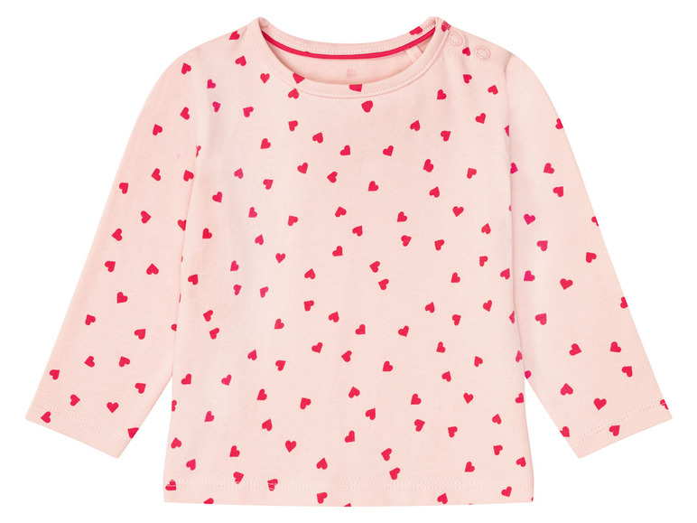 Gehe zu Vollbildansicht: LUPILU® Baby Mädchen Langarmshirt, 2 Stück, mit Bio-Baumwolle - Bild 12