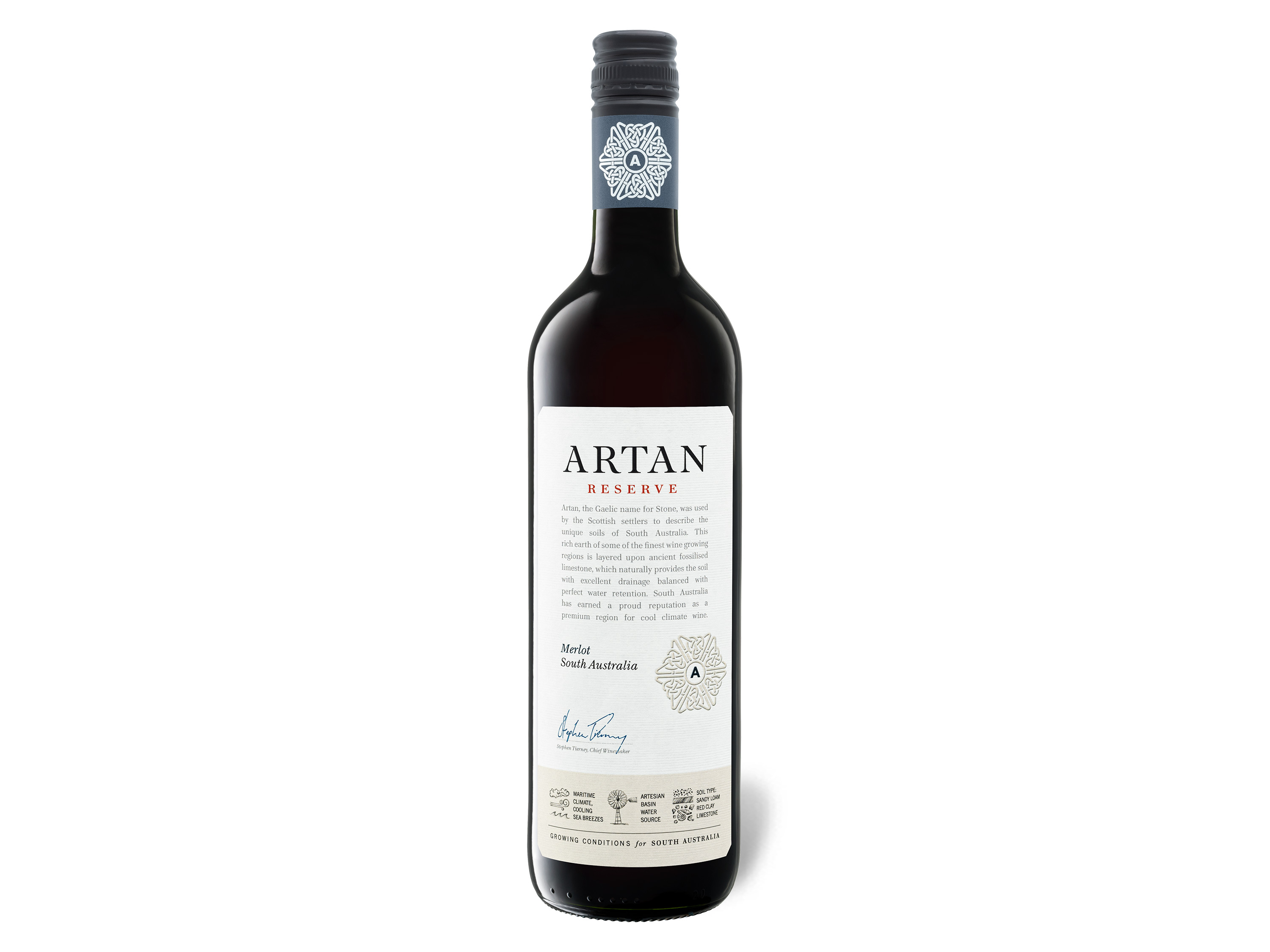 Artan Reserve Merlot South Australia trocken, Rotwein 2022 Wein & Spirituosen Lidl DE